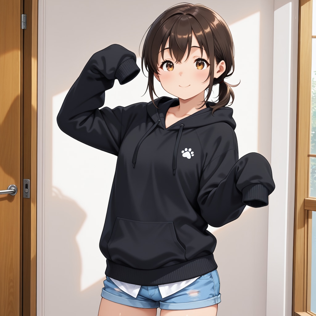 ブカブカ袖くららちゃん