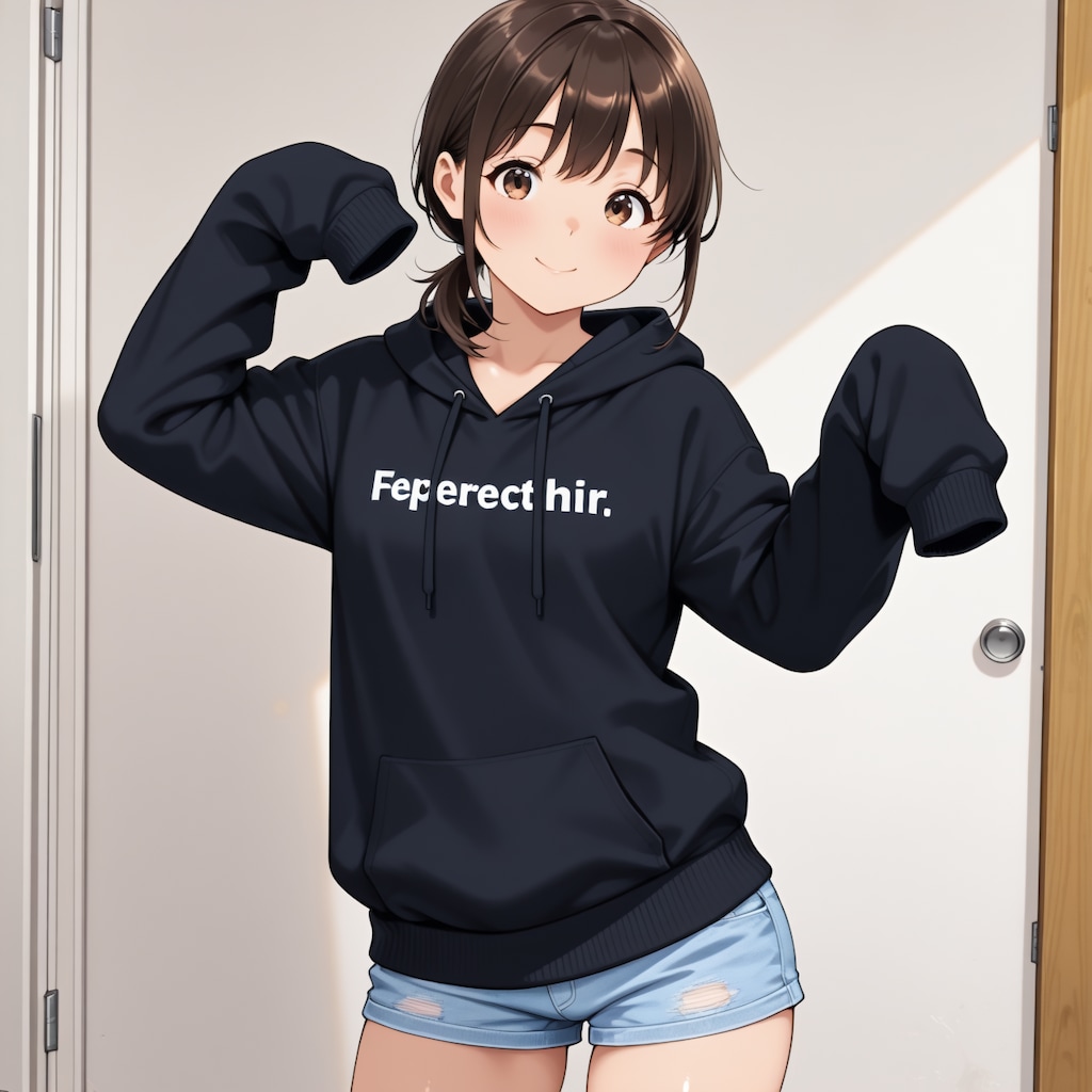 ブカブカ袖くららちゃん