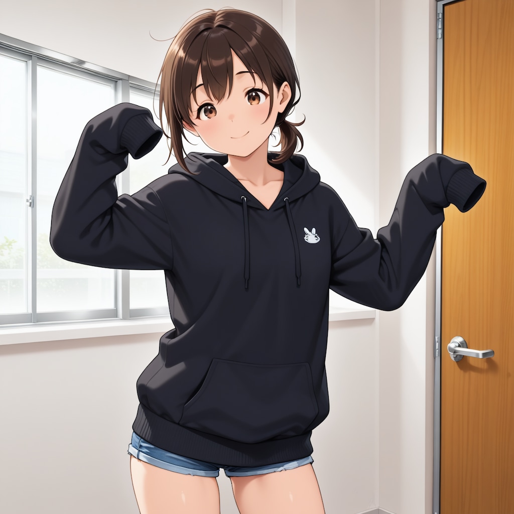 ブカブカ袖くららちゃん