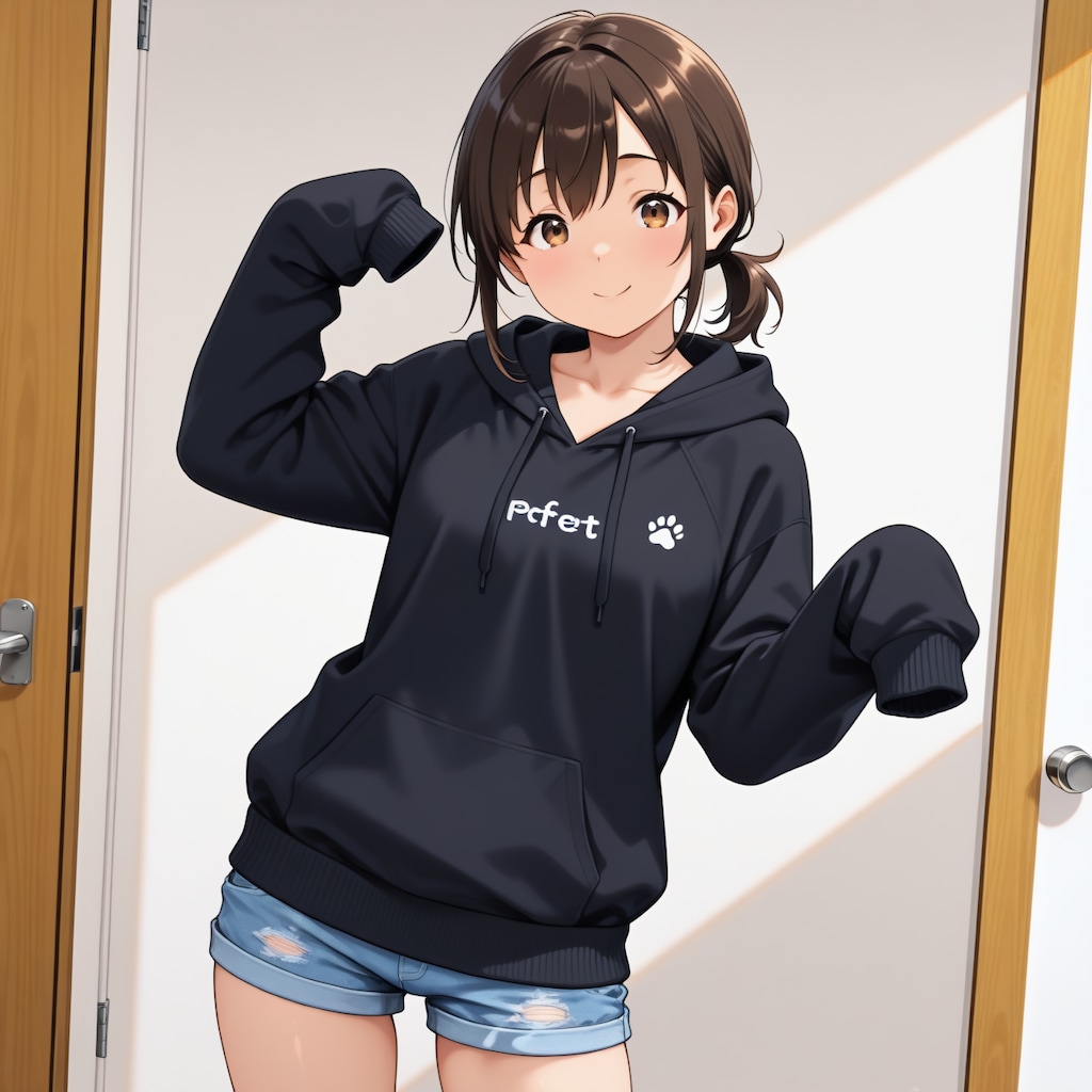 ブカブカ袖くららちゃん