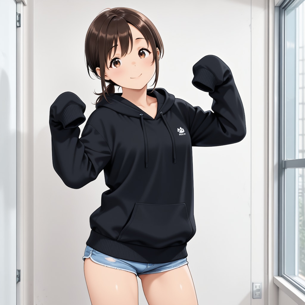 ブカブカ袖くららちゃん