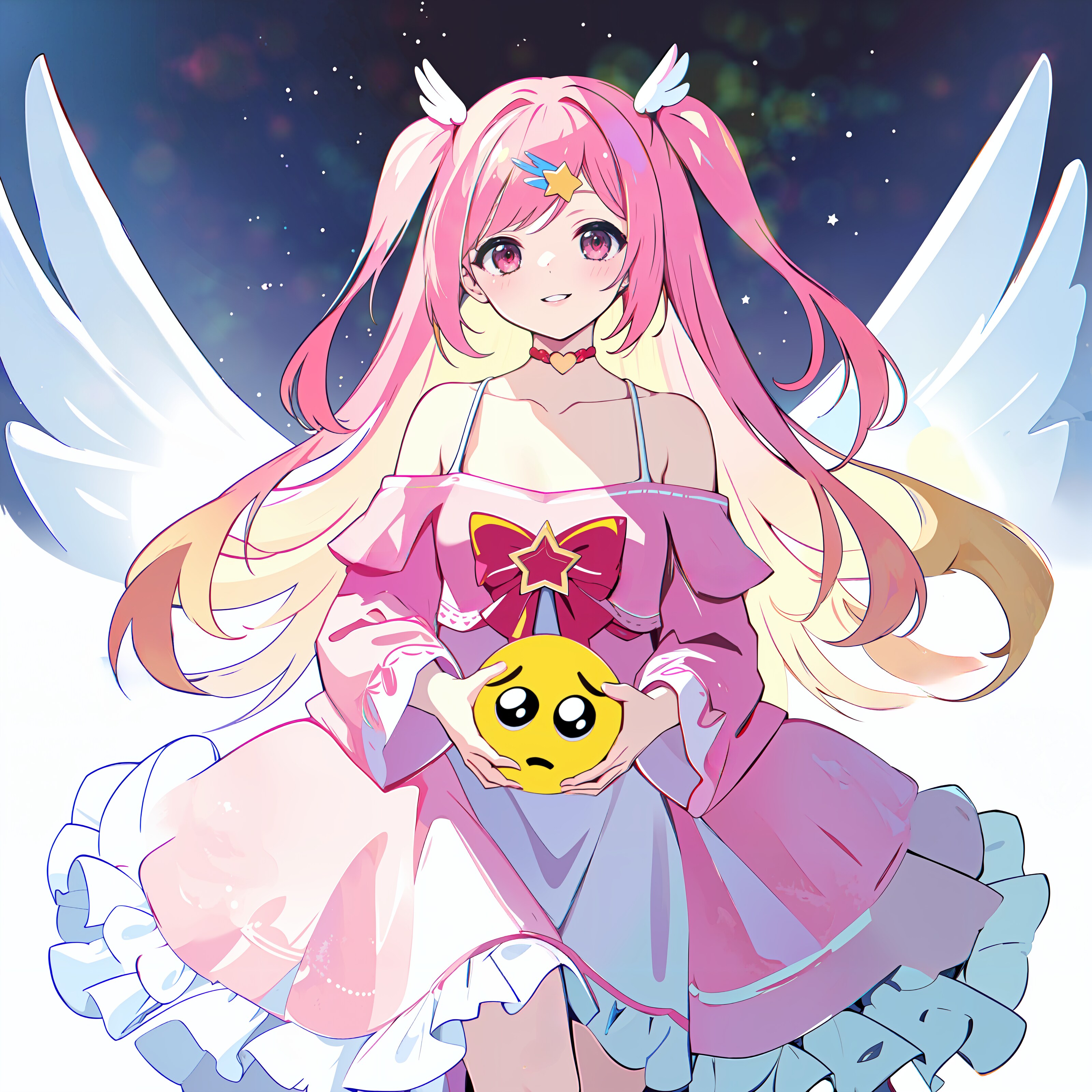 Maygiに支えられる幻塔日本人プレイヤーのイラスト