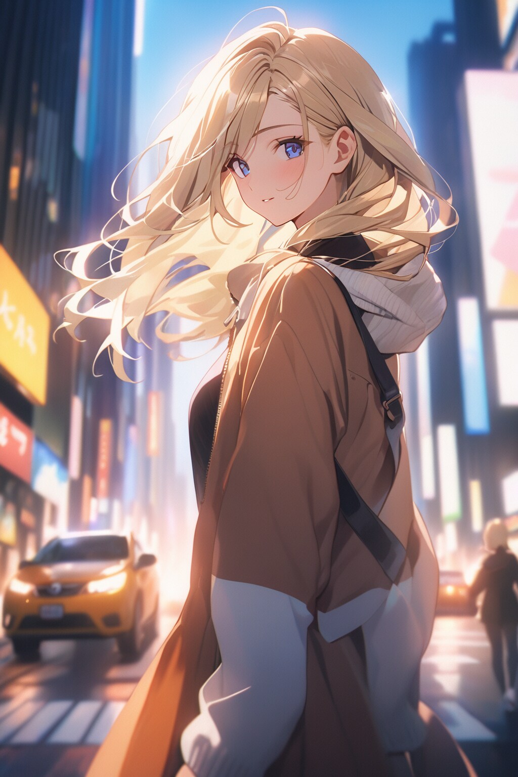 金髪女性