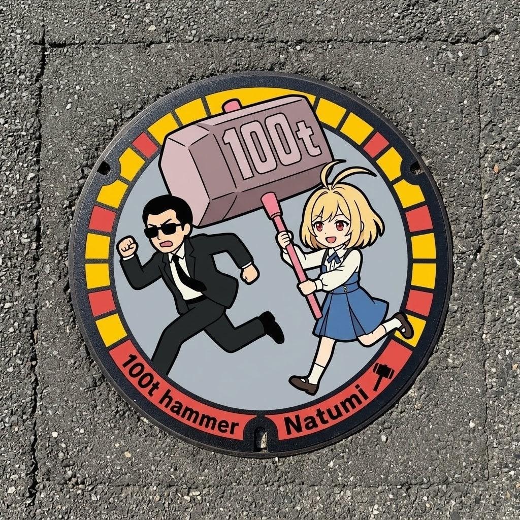 100tハンマーナツミマンホール