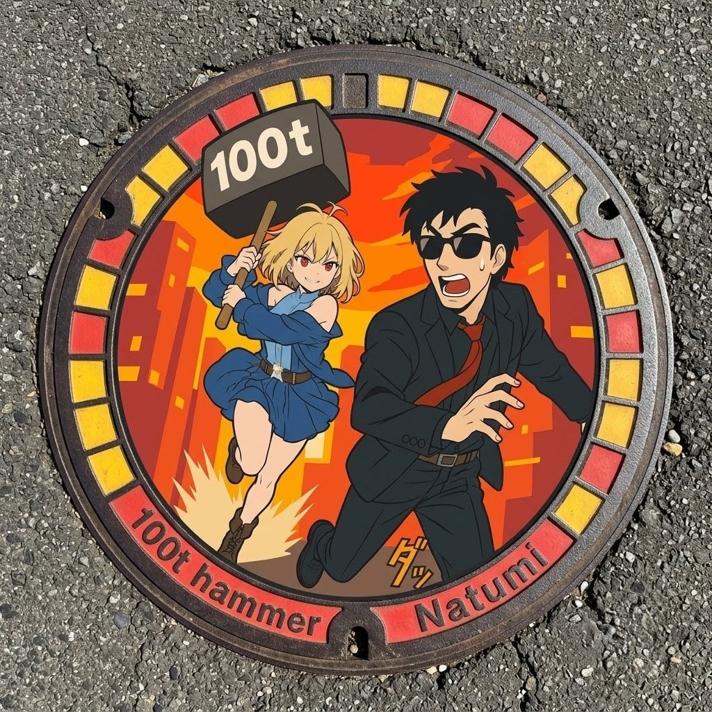 100tハンマーナツミマンホール