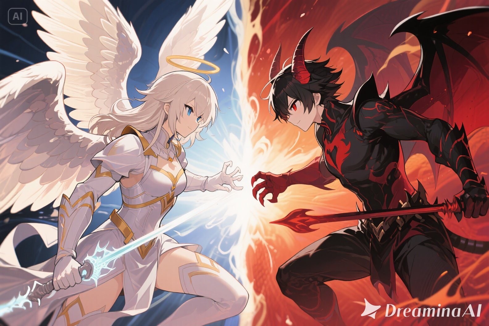 天使と悪魔の戦い