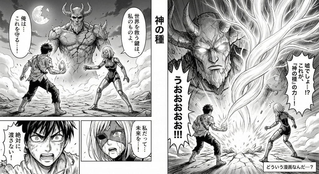 AIに作ってもらった漫画12作品