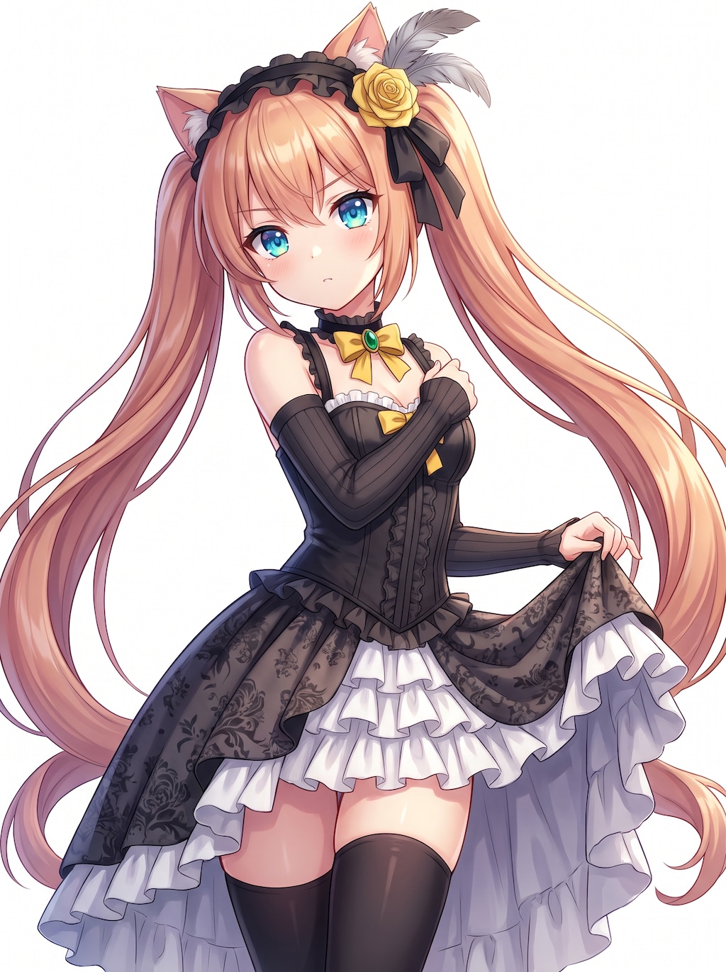 風花耳飾姫