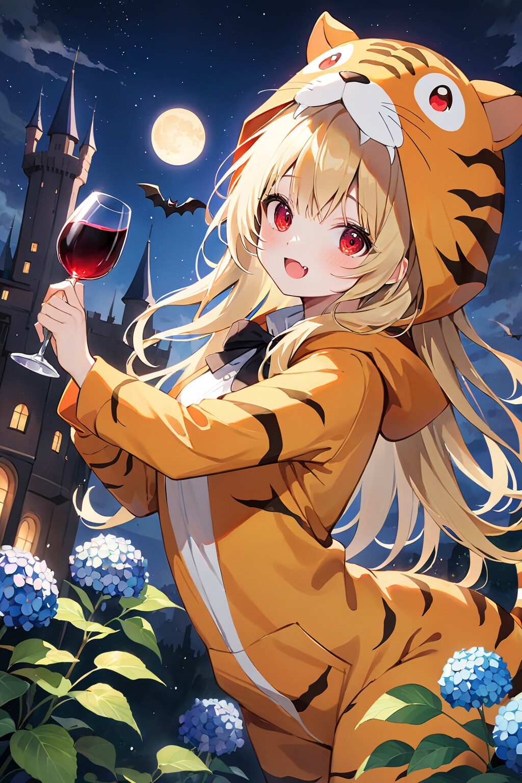 着ぐるみを着たヴァンパイア | の人気AIイラスト・グラビア