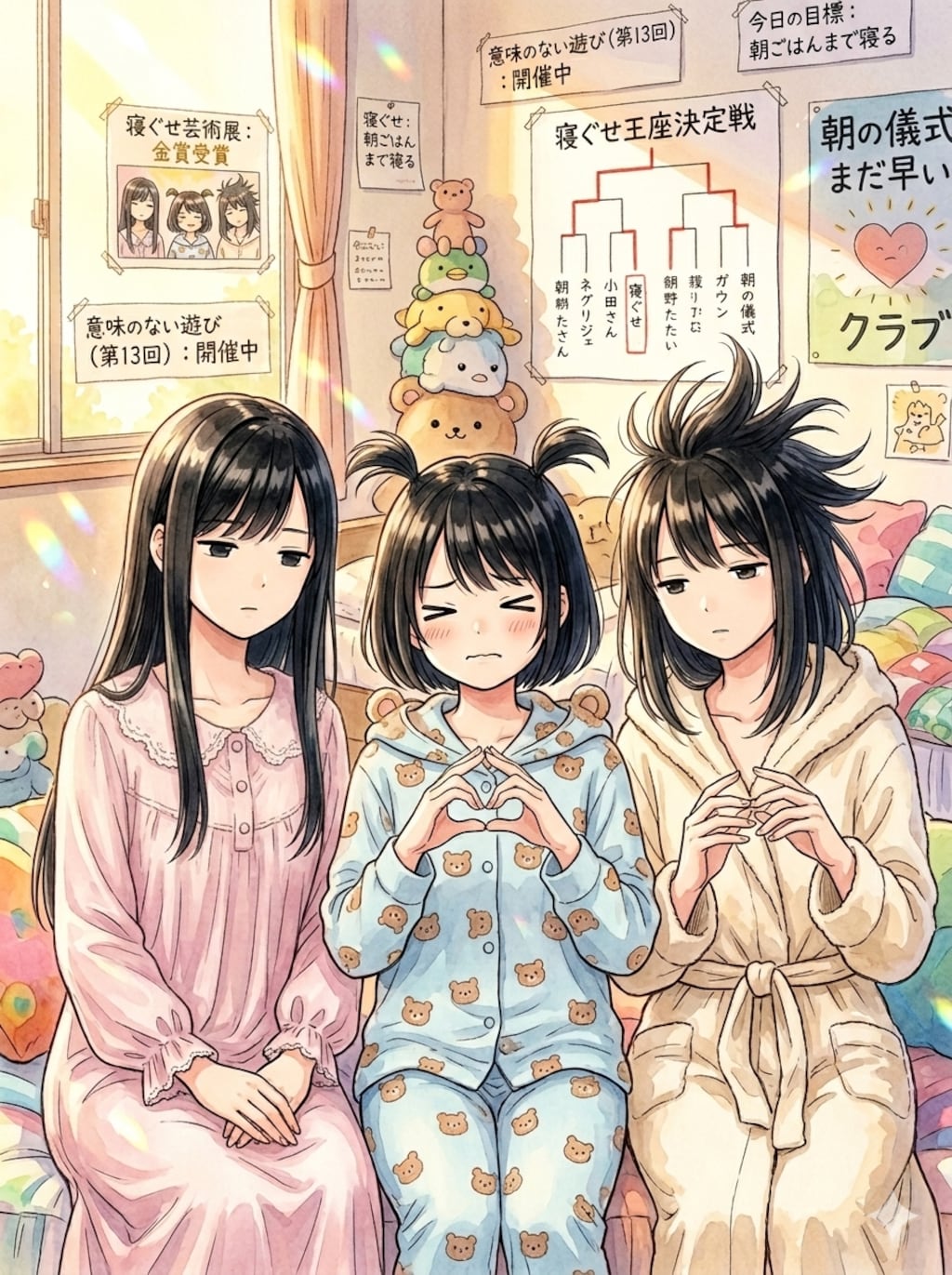 寝ぐせオリンピック