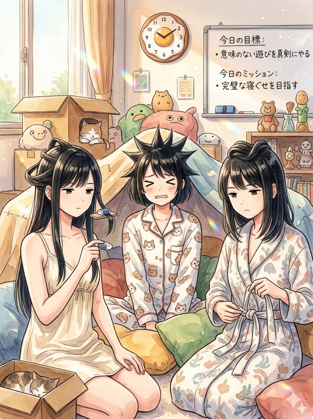寝ぐせオリンピック
