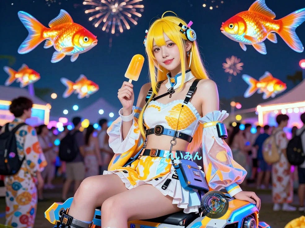 ネオン・ゴールドフィッシュの空