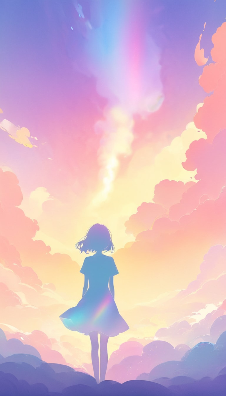 パステルシルエット | の人気AIイラスト・グラビア