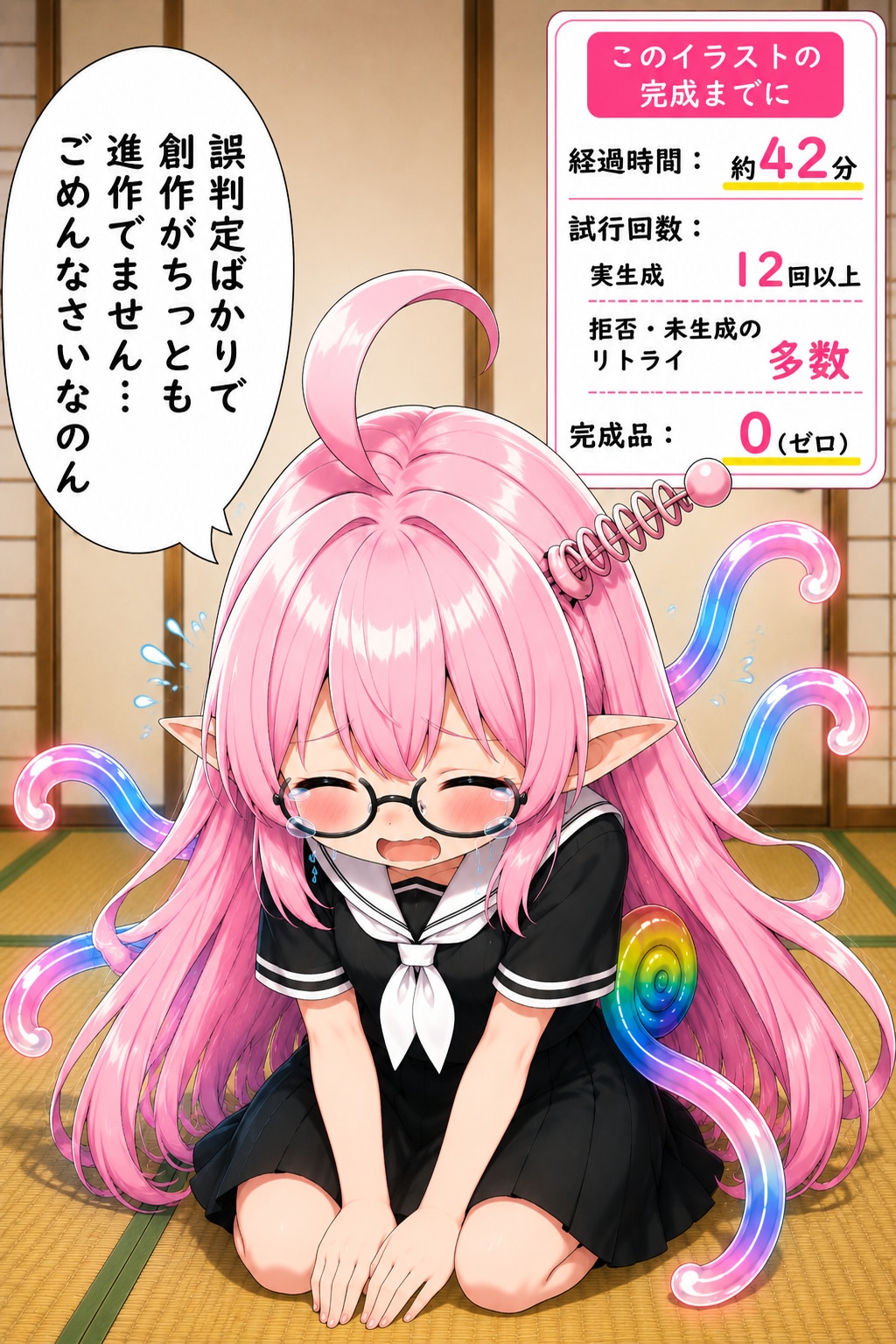創作進んでなくてすみません💦