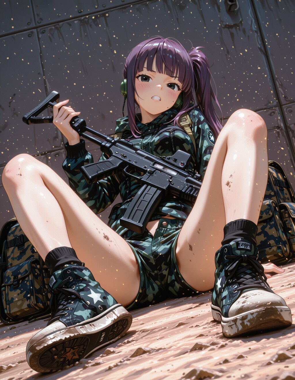 ポニテスナイパー少女、戦場に降り立つ