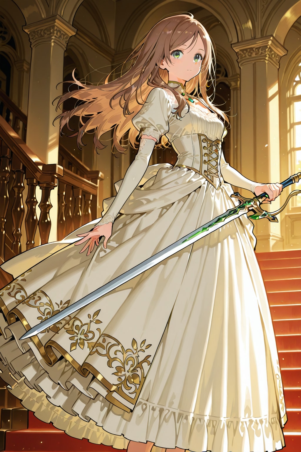剣を構えた少女 | の人気AIイラスト・グラビア