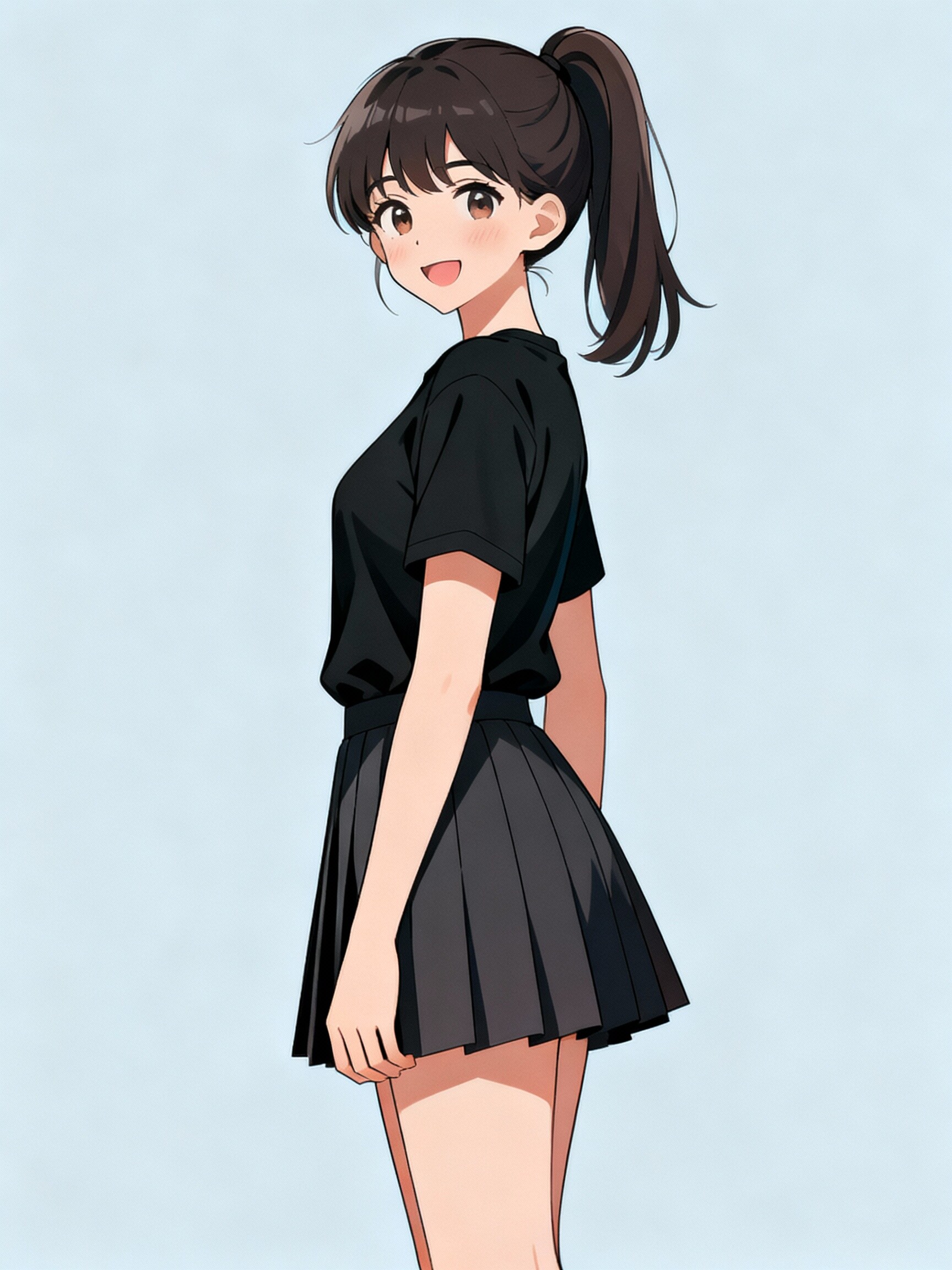 ポニーテールの少女 | の人気AIイラスト・グラビア