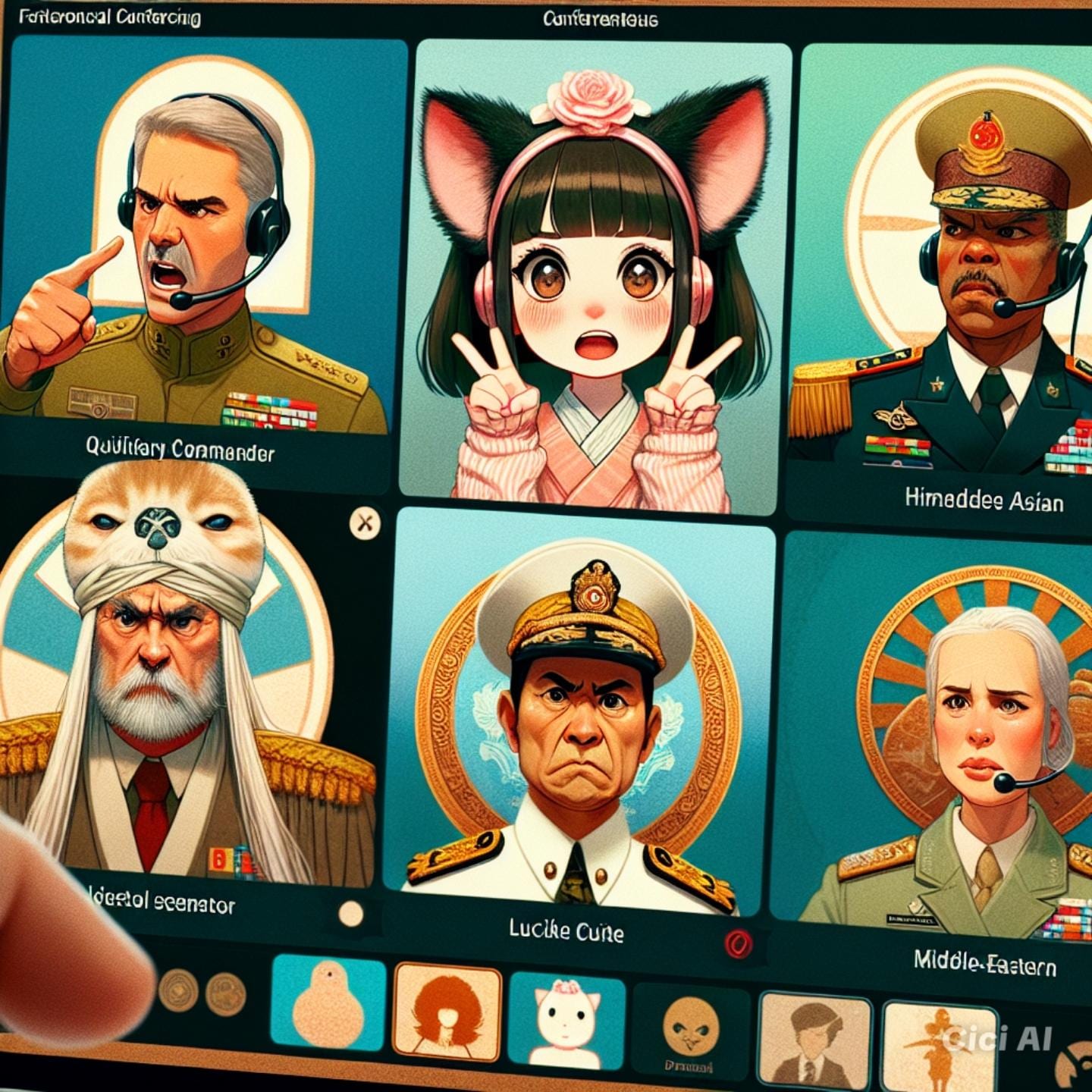 GC チュール会議 なぜ今！やつはピースできるのだ！つまみ出せ！ | の人気AIイラスト・グラビア