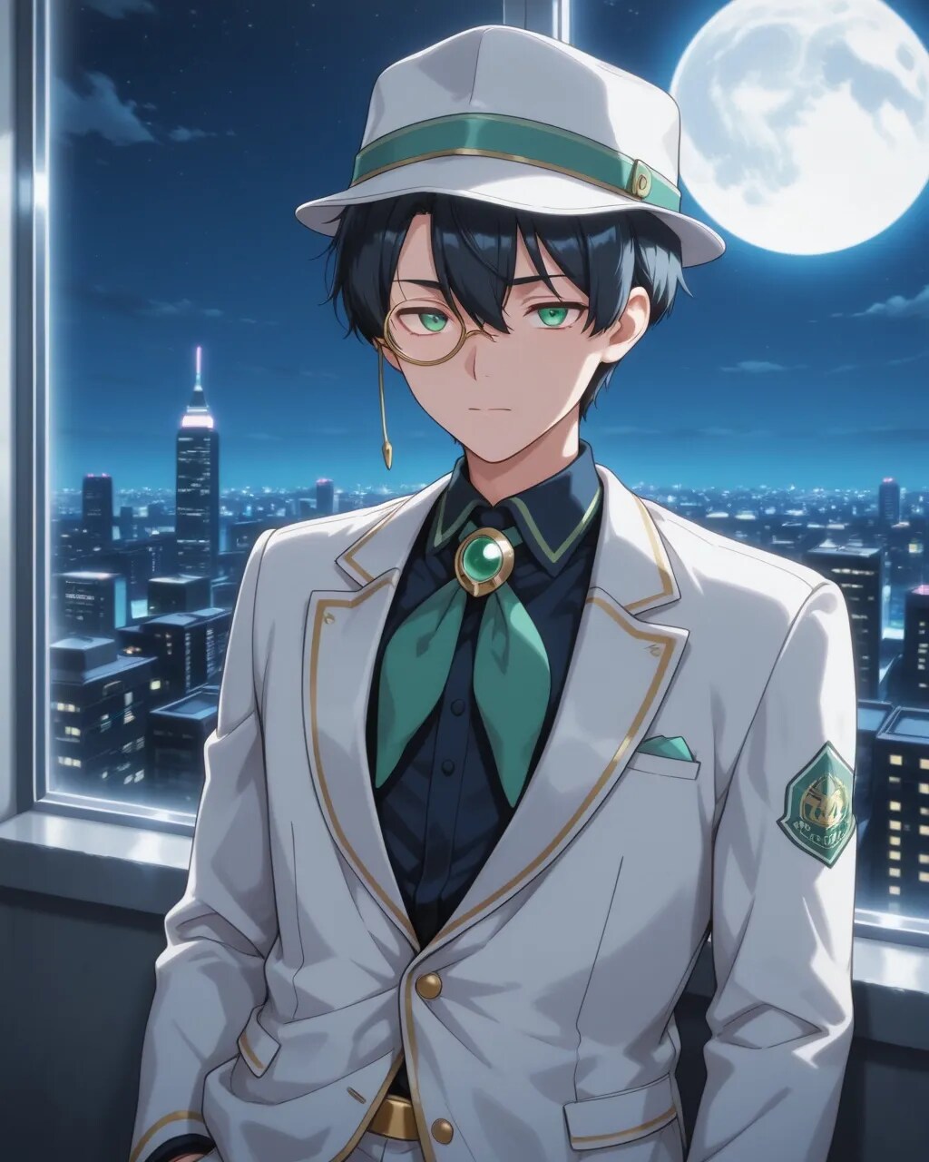 月明りで読書マン | の人気AIイラスト・グラビア