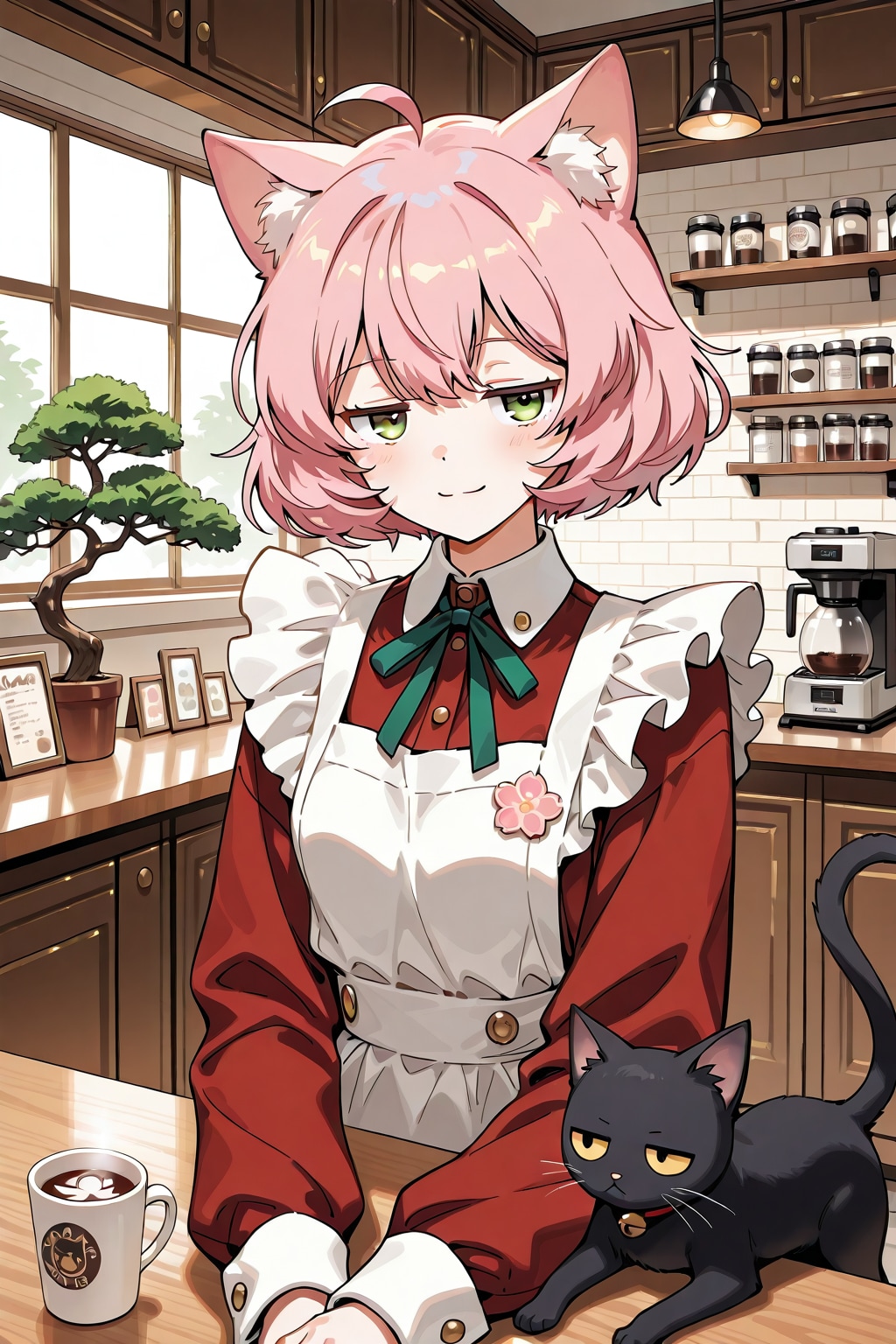盆栽カフェのバイトちゃん