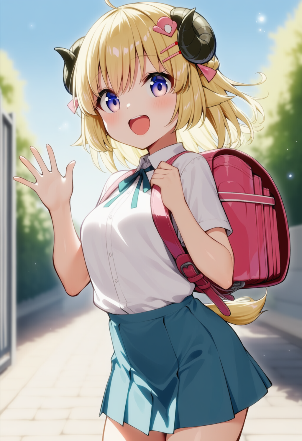 おはよー！（角巻わため）