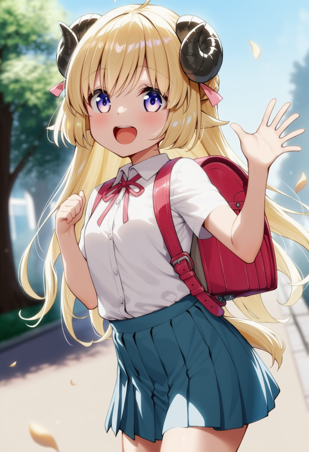 おはよー！（角巻わため）