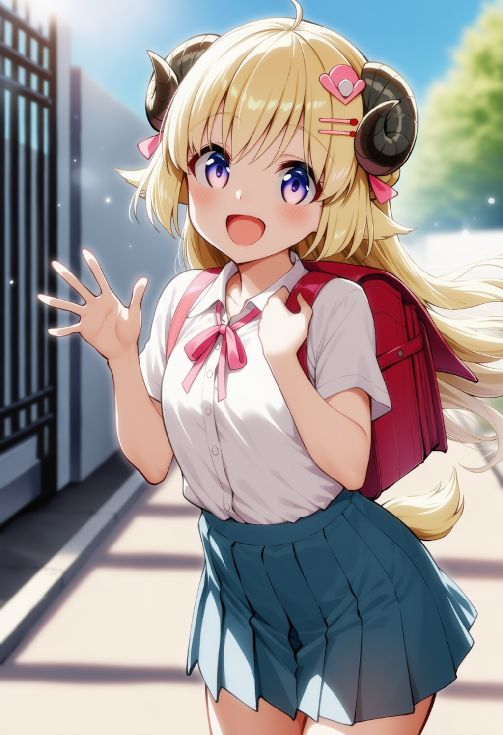 おはよー！（角巻わため）