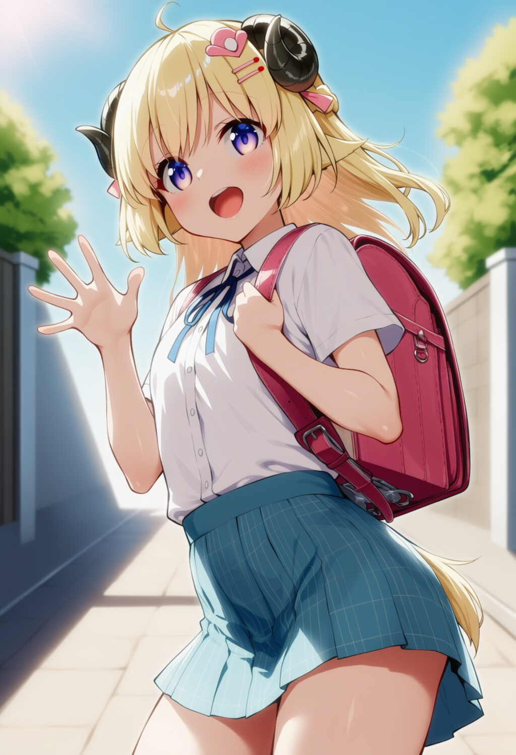 おはよー！（角巻わため）