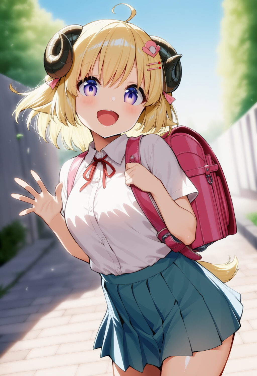 おはよー！（角巻わため）