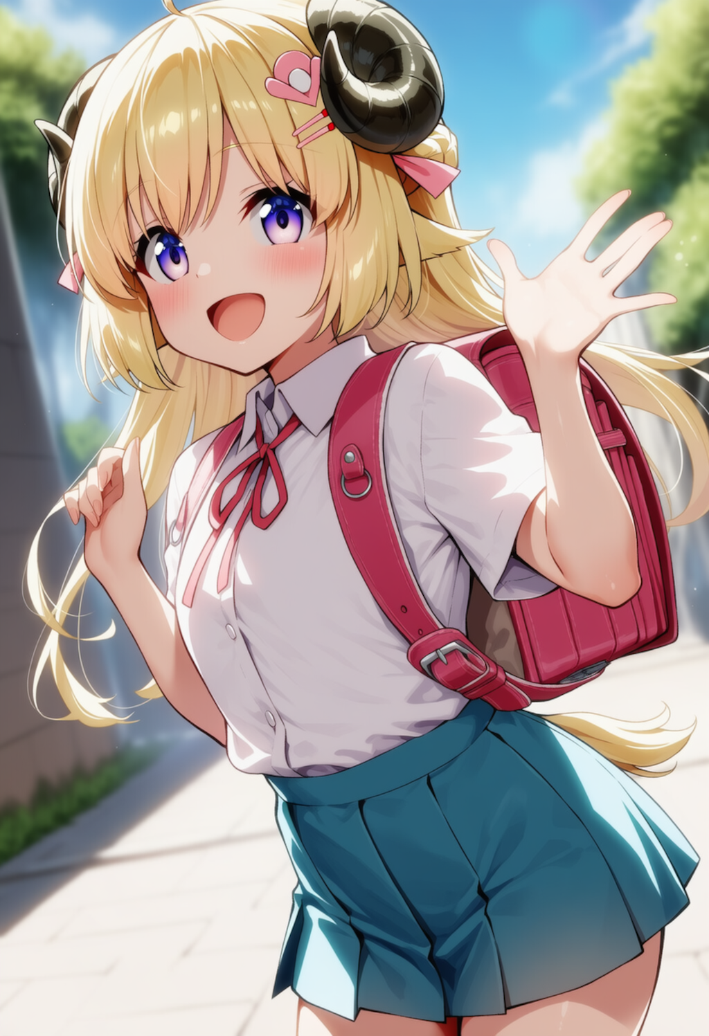 おはよー！（角巻わため）