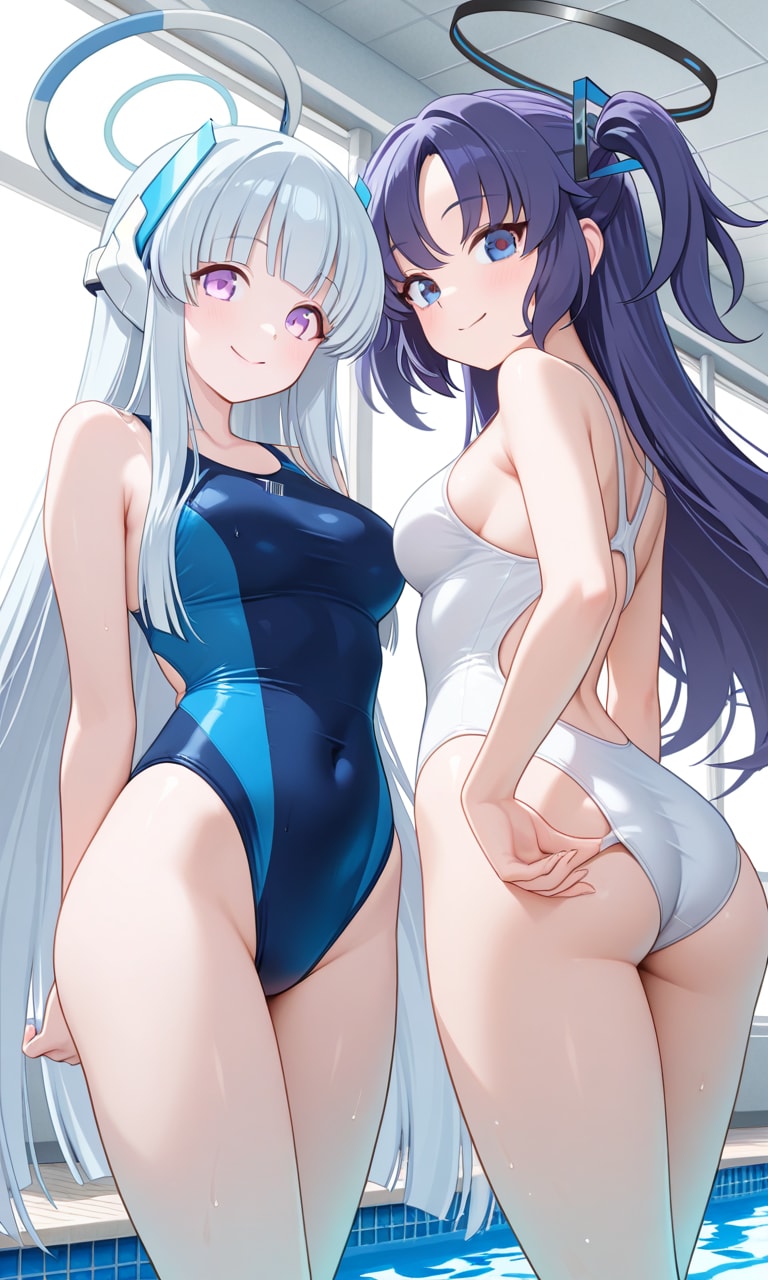 ユウカとノア　競泳水着　画集没1