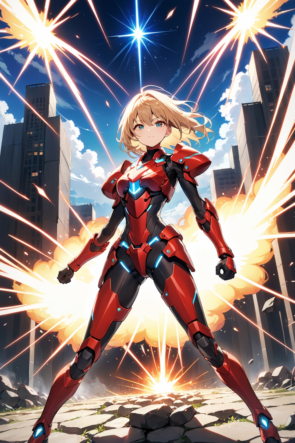 戦う　かわいい女の子 | の人気AIイラスト・グラビア