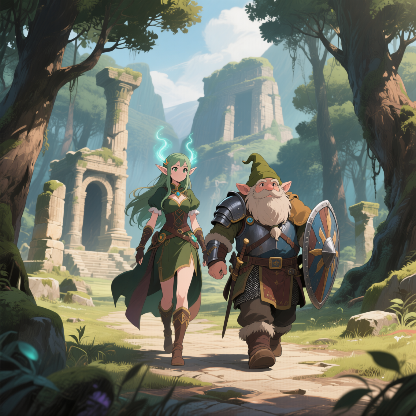 ドワーフとエルフ | の人気AIイラスト・グラビア