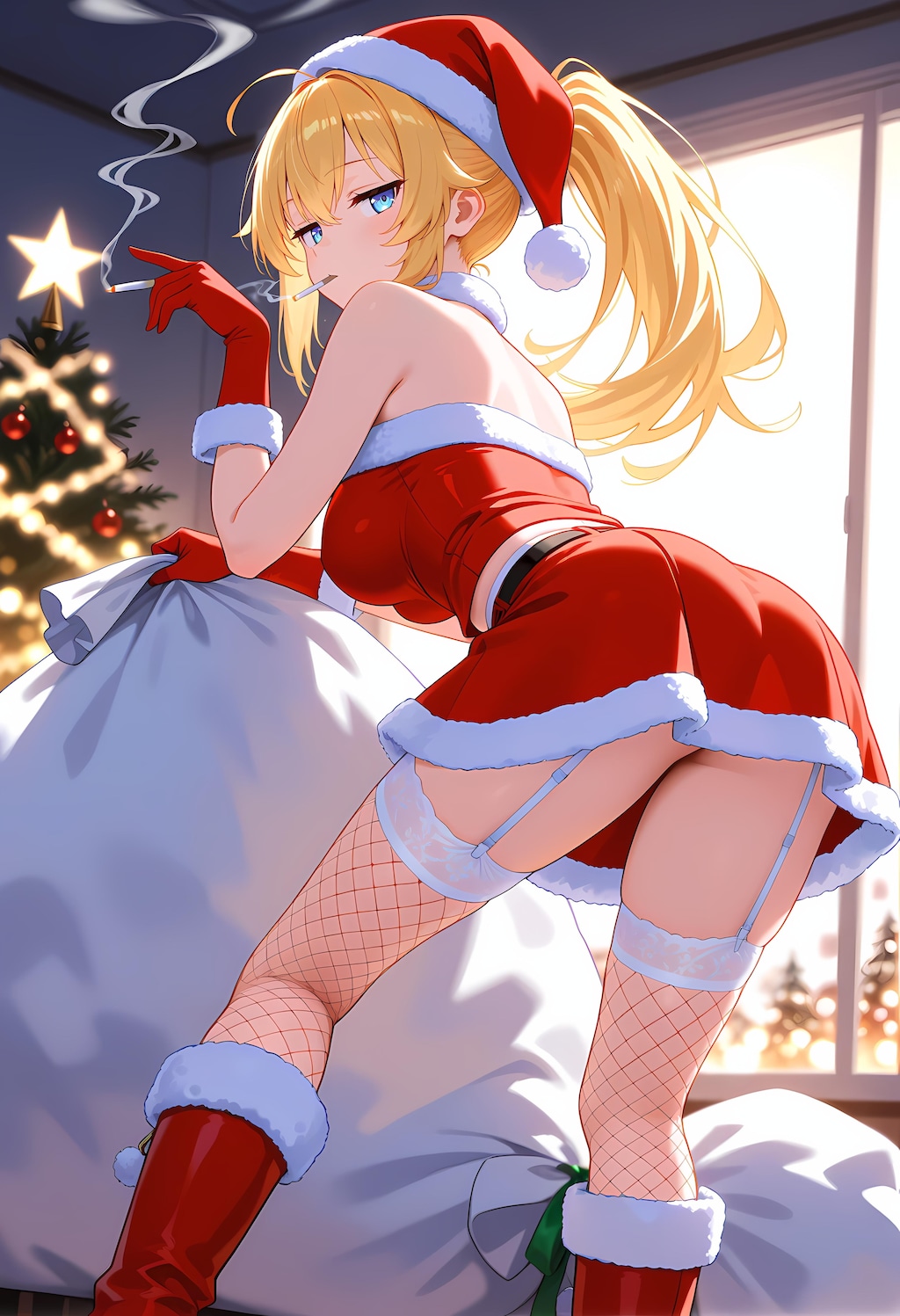 白峰マコ＠サンタコス