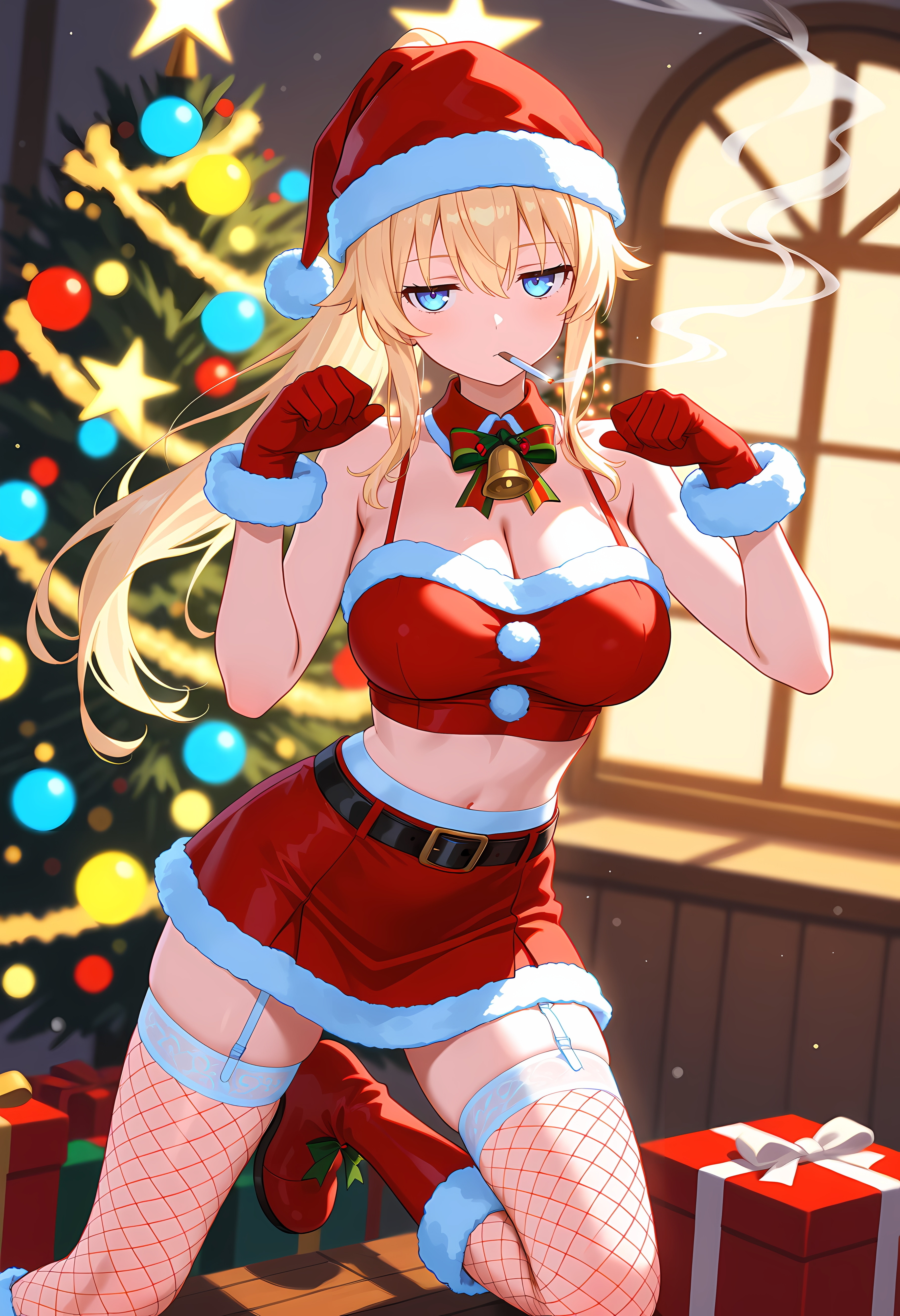 白峰マコ＠サンタコス | の人気AIイラスト・グラビア