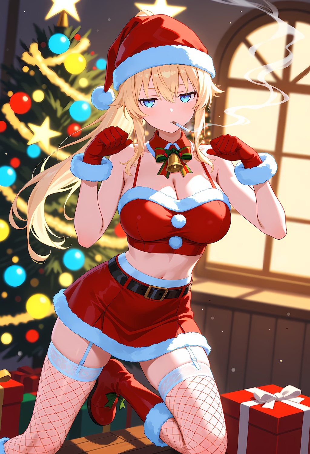 白峰マコ＠サンタコス