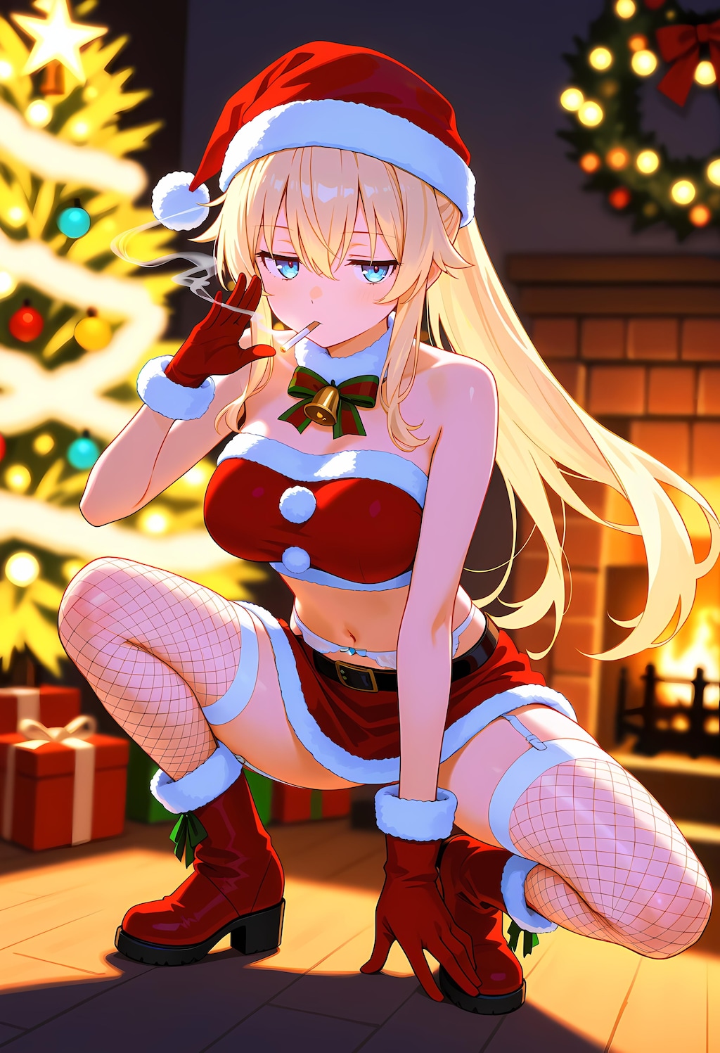 白峰マコ＠サンタコス