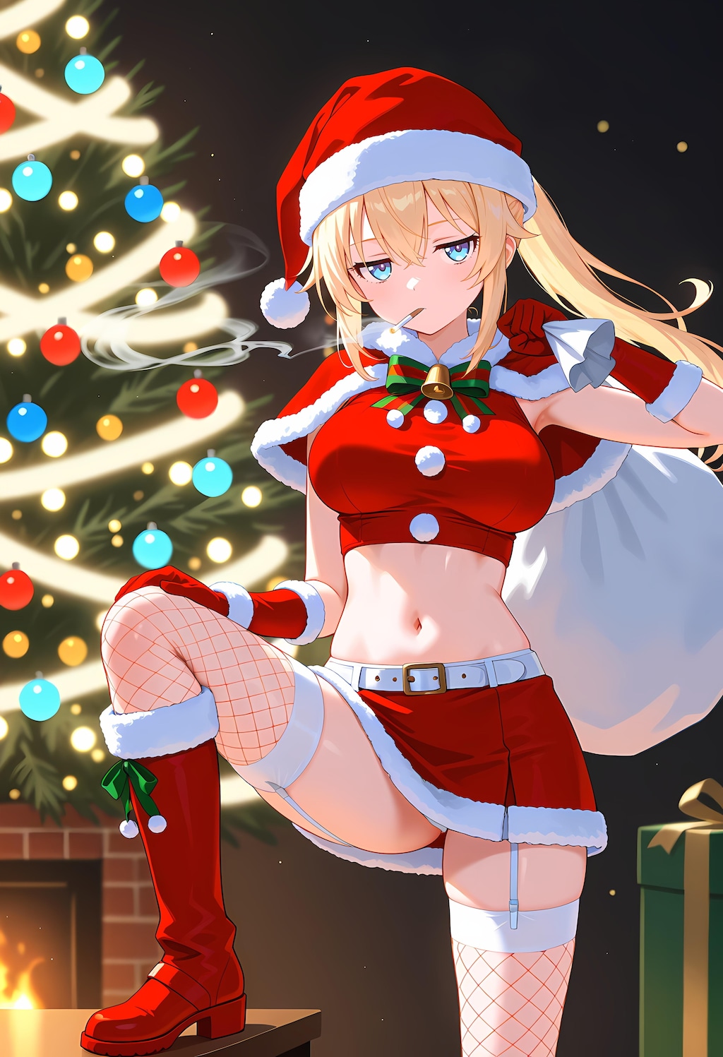 白峰マコ＠サンタコス