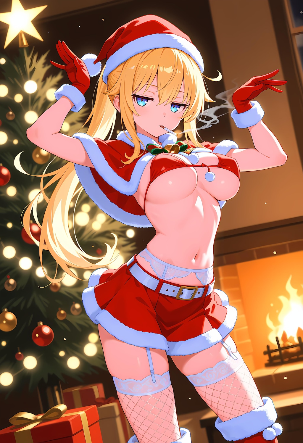 白峰マコ＠サンタコス