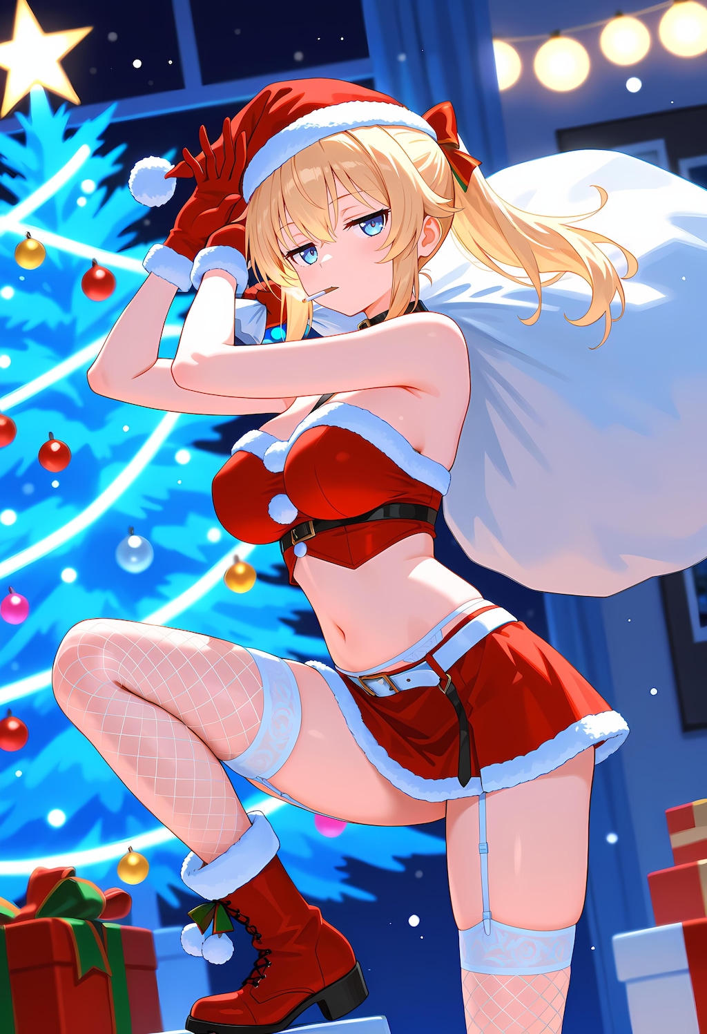 白峰マコ＠サンタコス