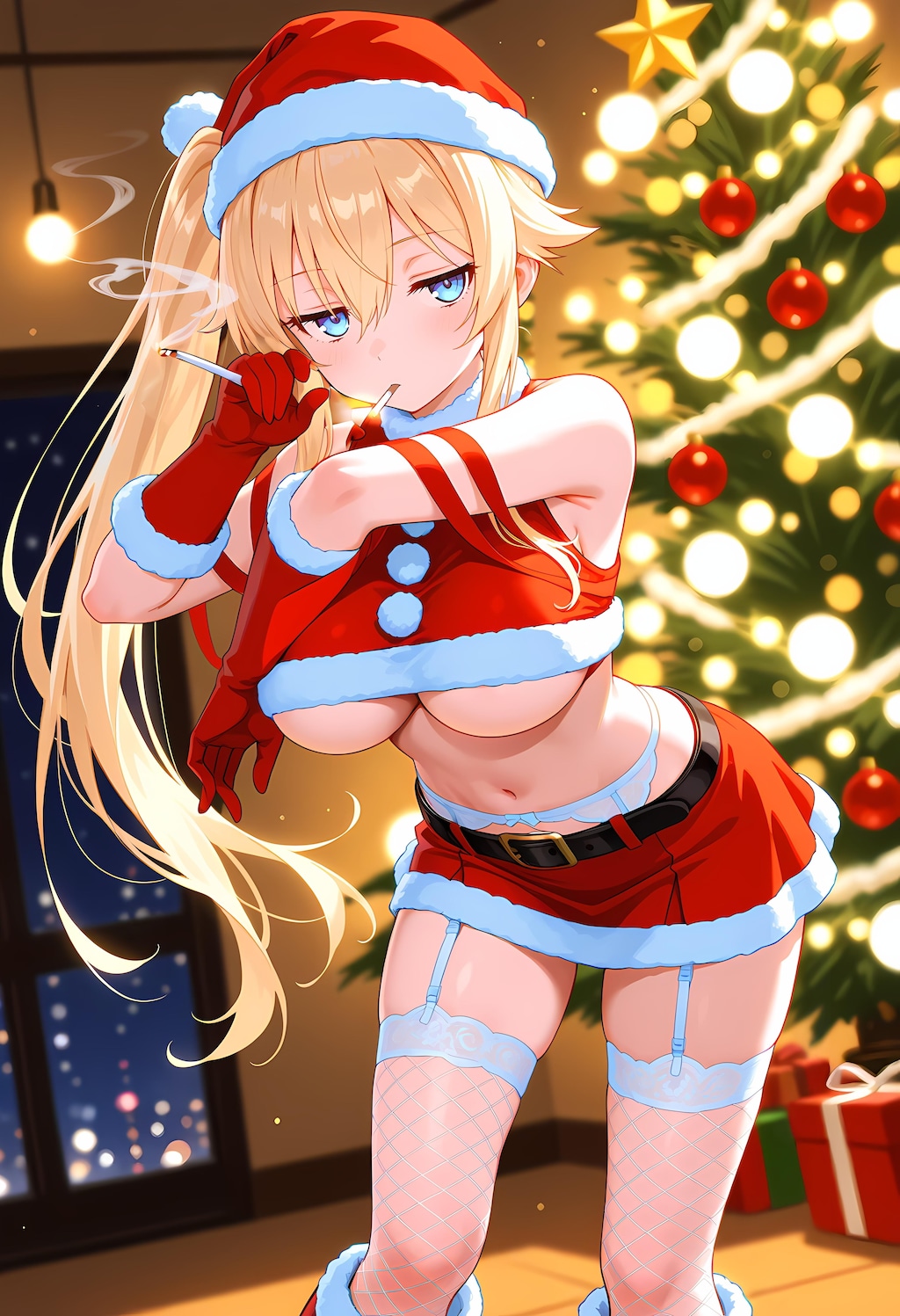 白峰マコ＠サンタコス