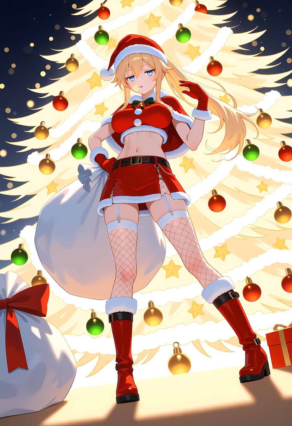 白峰マコ＠サンタコス