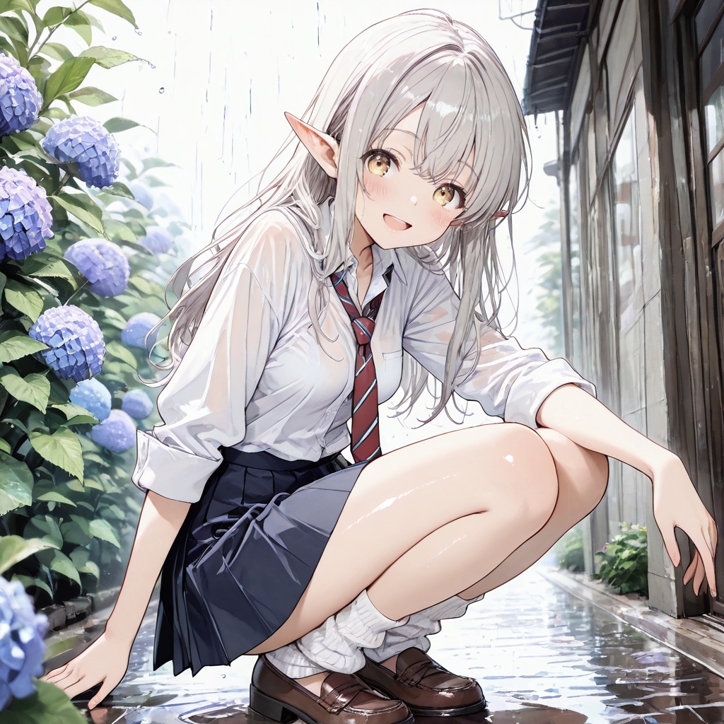 【エルフ三姉妹】セレナちゃん【梅雨】