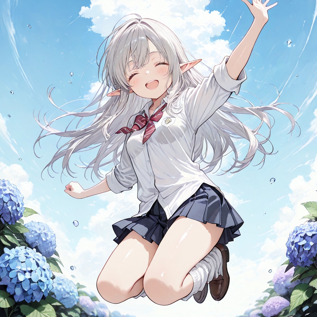 【エルフ三姉妹】セレナちゃん【梅雨】