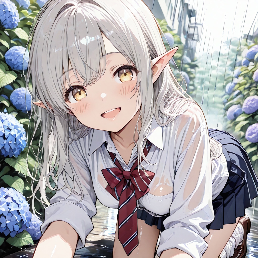 【エルフ三姉妹】セレナちゃん【梅雨】