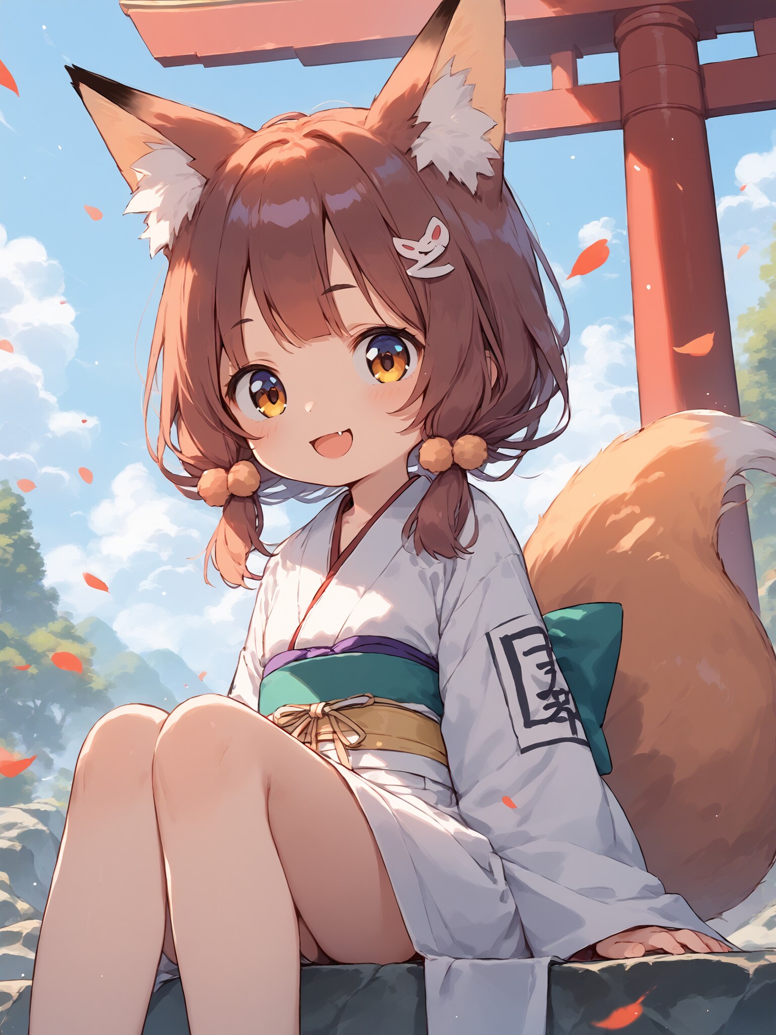 春が来るよ　妖狐ちゃん