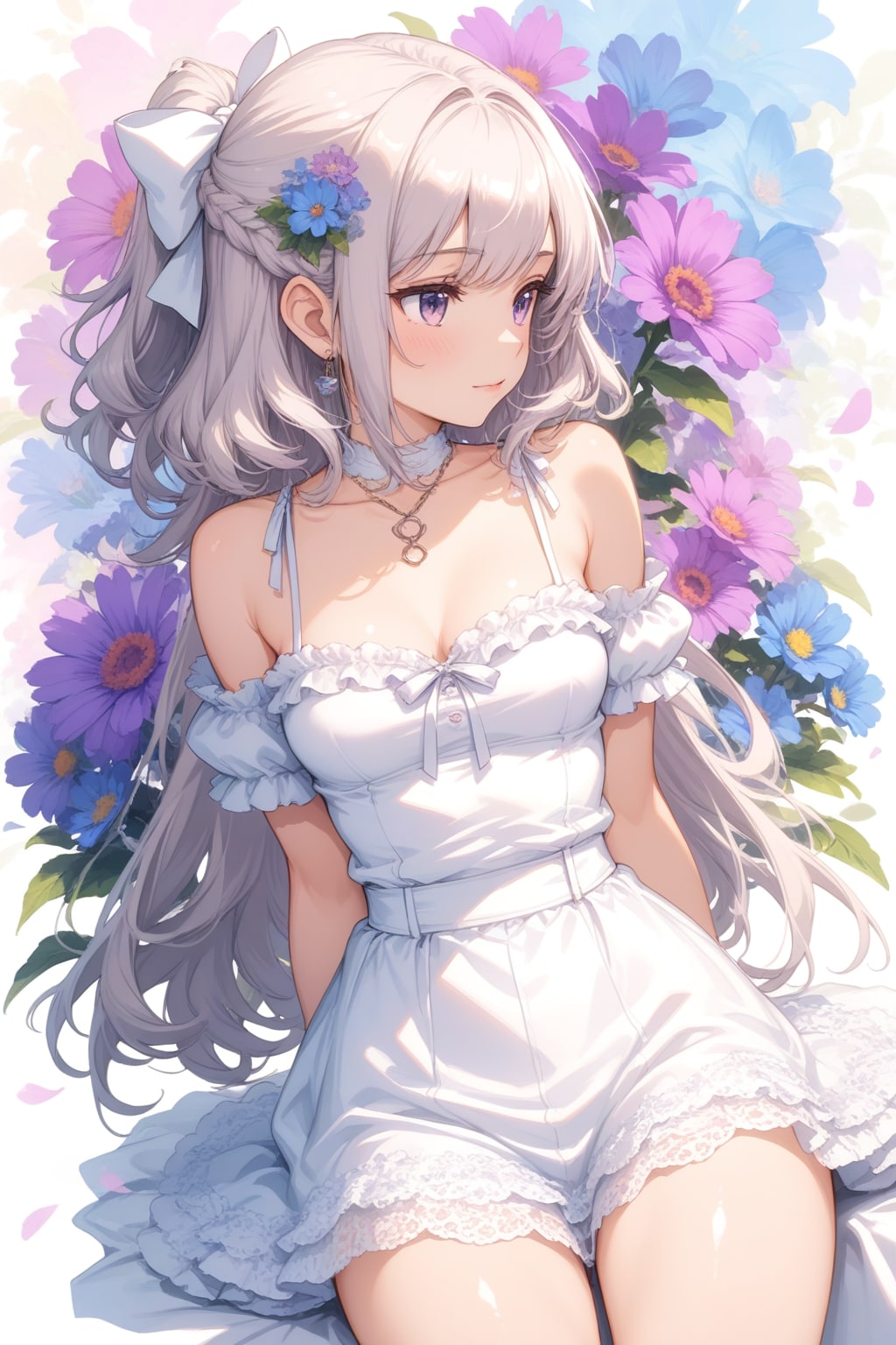 花とお姉さんは良い香り | の人気AIイラスト・グラビア