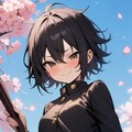男装女子生徒の卒業 3枚目
