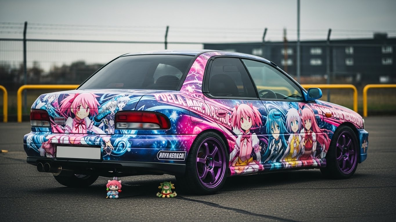 インプレッサまどマギ痛車 | の人気AIイラスト・グラビア