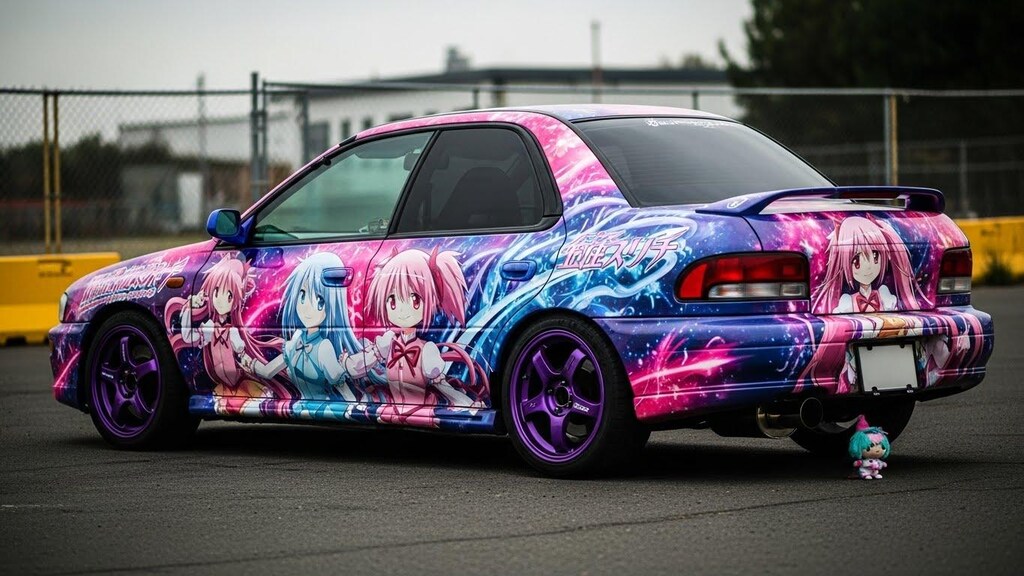 インプレッサまどマギ痛車